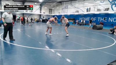 Elite 285 lbs Cons. Semi - Markos Mihalopoulos, Wisconsin-La Crosse vs Cole Matulenko, Wisconsin-Eau Claire