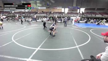 73 lbs Rr Rnd 1 - Jackson Sinclair, Elbert County Wranglers vs Salice Briseno, Top Rank Hammers