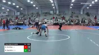 126 lbs Prelims - Matthew McAfee, Felix Wrestling Academy vs Michael Santore, Journeymen