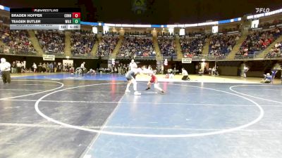 145 lbs Round Of 32 - Braden Hoffer, Connellsville vs Teagen Butler, Wilkes Barre