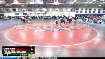 157 lbs Semifinal - Dylan Whitt, Grand View (Iowa) vs Miguel Angel Hernandez, Life University