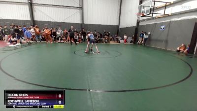 87 lbs Quarterfinal - Dillon Regis, Askeo International Mat Club vs Rothwell Jameson, Sons And Daughters Wrestling Club