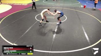 110 lbs Champ. Round 1 - Bryce Mick, LAMR vs Caiden Gansen, Pine Island