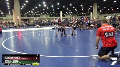 55 lbs Round 2 (8 Team) - Wyatt Goodson, North Desoto Wrestling Academy vs Carson Oster, Panhandle Punishers