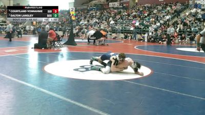 4A 157 lbs Quarterfinal - Courtland Vonnahme, Subiaco vs Dalton Langley, Bauxite