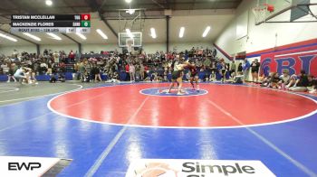 126 lbs Consi Of 4 - Tristan McClellan, Tulsa Union Girls vs Mackenzie Flores, Sand Springs JH (SS)