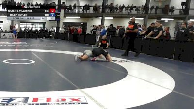 126 lbs Round Of 16 - Juliette Villafane, BTS- Harry S. Truman vs Riley Butler, West Genesee