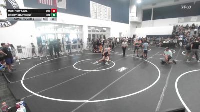 157 lbs Cons. Round 2 - Matthew Leal, Villa Park High School vs Brody Martinez, Coachella Valley Wrestling