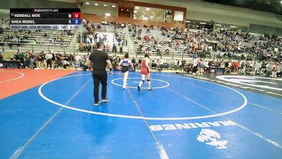 U23 Women - 53 lbs Cons. Round 2 - Kendall Moe, IN vs Shea Reisel, IL