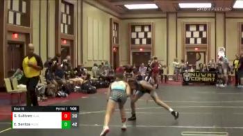 84 lbs Round 4 (8 Team) - Gail Sullivan, Misfits JAL vs Emelly Santos, Misfits Cordoba