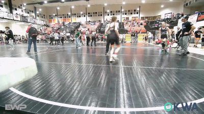 98 lbs Rr Rnd 3 - Kylie Stanhope, Sallisaw Takedown Club 2 vs Emerson Rollings, Tulsa Blue T Panthers