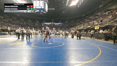 135 lbs Round Of 16 - Isaiah Hertzler, Milton vs Ronan Hyldahl, Penncrest