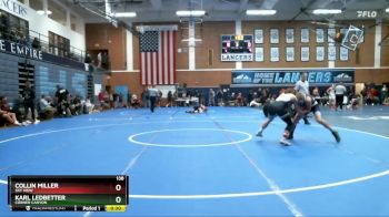 138 lbs Cons. Round 4 - Karl Ledbetter, Corner Canyon vs Collin Miller, Sky View