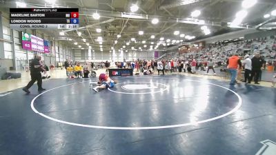 U20 Women - 62 lbs Cons. Round 3 - Madeline Barton, MO vs London Woods, TX
