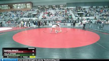 110 lbs Semifinal - Malia Ottow, Ascend Wrestling Academy vs Ramona Reinitz, Team Aggression Wrestling Club