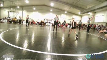 55 lbs Consi Of 8 #2 - Archer Collett, Eufaula Ironheads Wrestling Club vs Stella Spencer, Collinsville Cardinal Youth Wrestling