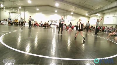 55 lbs Consi Of 8 #2 - Archer Collett, Eufaula Ironheads Wrestling Club vs Stella Spencer, Collinsville Cardinal Youth Wrestling