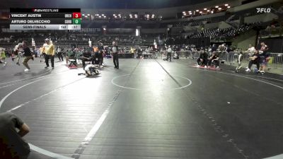 45 lbs Semifinal - Vincent Austin, Orchard South WC vs Arturo DelVecchio, Cordoba Trained