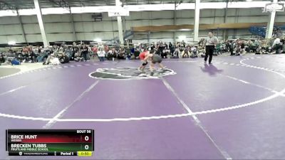 80 lbs Cons. Round 3 - Brecken Tubbs, Fruitland Middle School vs Brice Hunt, Weiser