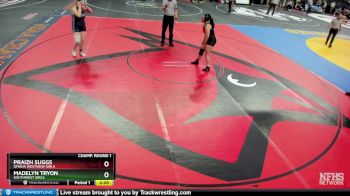 Champ. Round 1 - Praizh Suggs, Omaha Westview Girls vs Madelyn Tryon, Southwest Girls