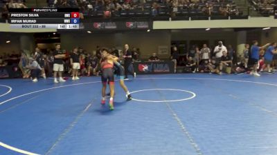 88 lbs Cons. Rd Of 16 - Preston Silva, Ruthless Wrestling Club vs Irfan Murad, Wrestling With Character