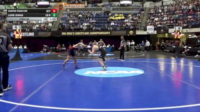 157 lbs Prelim - Gavin Pascoe, Gettysburg vs Luke Swan, Wis.-Whitewater