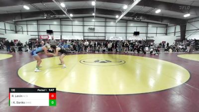 130 lbs Cons. Round 1 - Kelseigh Banks, Salem Hills vs Riley Levin, Alta