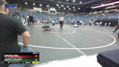 55 lbs Champ. Round 1 - Bennett Galloup, Derby Wrestling Club vs SinCere Lewis, RSA Red Storm Wrestling