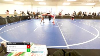 182 lbs Quarterfinal - Corbin Maraia, Mayo Quanchi vs Adam Ortega, Blackbelt Wrestling Academy