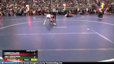 100 lbs Cons. Round 1 - Trey Donaldson, Victory Wrestling vs Corbin Pollard, Norfolk Wrestling Club