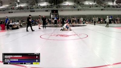 120 lbs Quarterfinal - Adarein Hawkins, Missouri vs Ryan Monroe, Missouri