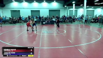 165 lbs 4th Wrestleback (16 Team) - Kemble Maule, Washington vs Canaan Goss, Georgia