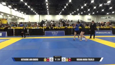Roxana Maria Trujillo vs Katharine Ann Kimbro 2025 World IBJJF Jiu-Jitsu No-Gi Championship