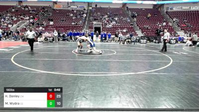 160 lbs Consy Rd Iv - Hunter Donley, Central Mountain vs Mason Wydra, Central Dauphin