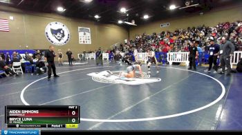 126 lbs Semifinal - Bryce Luna, St. Francis vs Aiden Simmons, Bakersfield