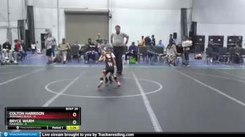 48 lbs Round 5 (8 Team) - Colton Harrison, Warhawks Black vs Bryce Warm, Mavericks