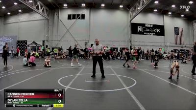 88 lbs Semis (4 Team) - Cannon Mercier, PA Alliance vs Dylan Zella, Iron Horse