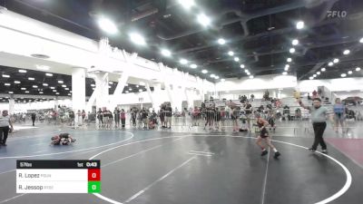 57 lbs Consi Of 8 #1 - Ray Lopez, Pounders WC vs Rhett Jessop, Ryse Wr Ac