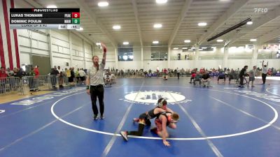 68 lbs Consi Of 8 #2 - Lukas Thomann, Peak WC vs Dominic Poulin, Maine Hammahs