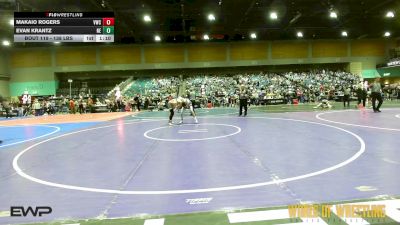138 lbs Quarterfinal - Makaio Rogers, VICI Wrestling vs Evan Krantz, Nevada Elite