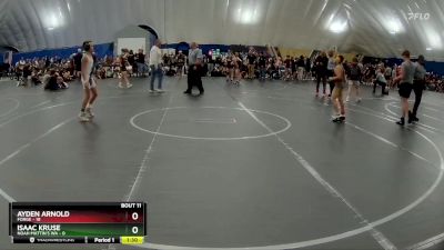 84 lbs Round 3 (8 Team) - Ayden Arnold, FORGE vs Isaac Kruse, Noah Mattin`s WA