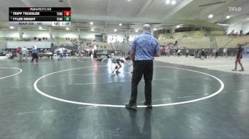 100 lbs Semifinal - Tyler Knight, Team Clarksville TCWC vs Tripp Trussler, GroundZero