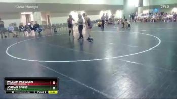 120 lbs Round 5 (6 Team) - William Mcewuen, Rootstown Raiders vs Jordan Bivins, Bonita Boys