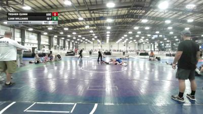150 lbs Rr Rnd 1 - Tesher Quinn, All American Wrestling Club Blue - EL vs Liam Williams, 4M Power - EL