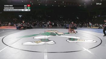 4A/3A/2A/1A Girls 135 Cons. Round 2 - Alvina Ruiz, Molalla Girls vs Sarah Estes, Heppner Girls