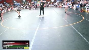 105 lbs Cons. Round 2 - Izaias Espino, Oakdale vs Jackson Soney, The Compound