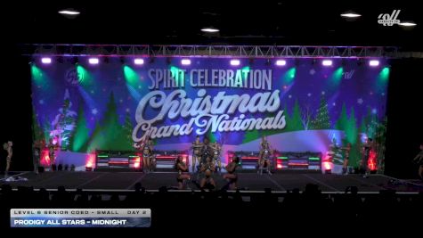 Prodigy All-Stars - Midnight [2025 L6 Senior Coed - Small Day 2] 2025 Spirit Celebration Christmas Grand Nationals