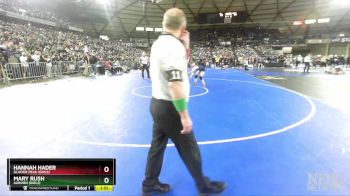 Girls 3A/4A 120 Semifinal - Mary Rush, Auburn (Girls) vs Hannah Hader, Glacier Peak (Girls)