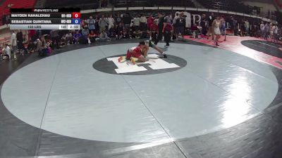 138 lbs Mayden Kahalehau, Hawaii 1 HS Boys vs Sebastian Quintana, Nevada 2 HS Boys