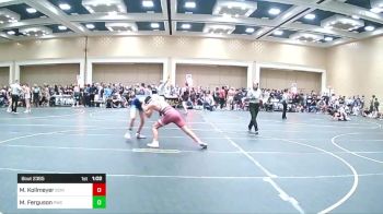 132 lbs Round Of 128 - Micah Kollmeyer, Scripps Ranch HS vs Mason Ferguson, Pwc